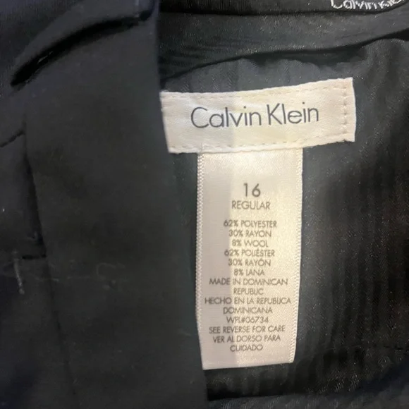 Calvin Klein Kids Formal Navy Trousers - Picture 3 of 4